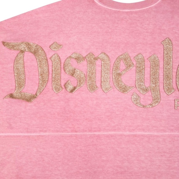 Disneyland Briar Rose Gold Glitter Spirit Jersey for Adults, Sz Medium, Sold Out - Picture 10 of 10